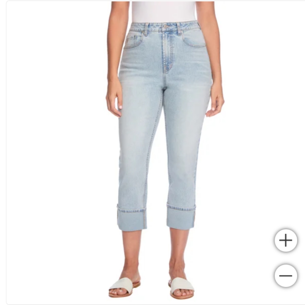Frye Women's Cuffed Cropped Jeans